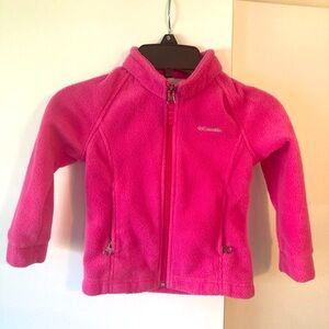 Columbia 3t pink fleece